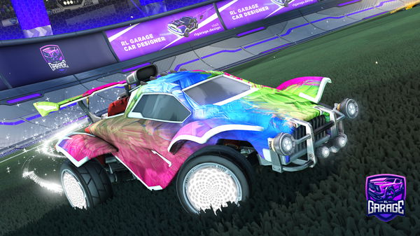 A Rocket League car design from zzzAtlas