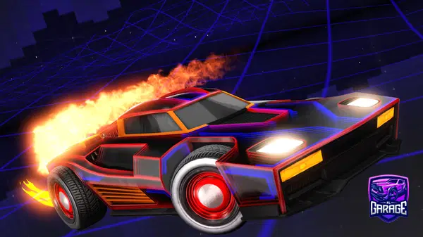 A Rocket League car design from VTX_pookie