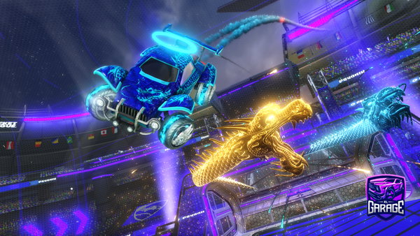 A Rocket League car design from Dragon1ord