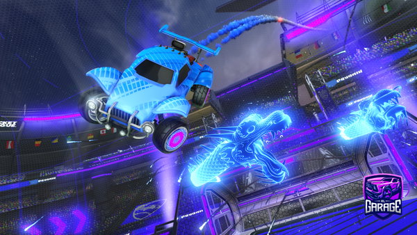 A Rocket League car design from TTVgiorgoss
