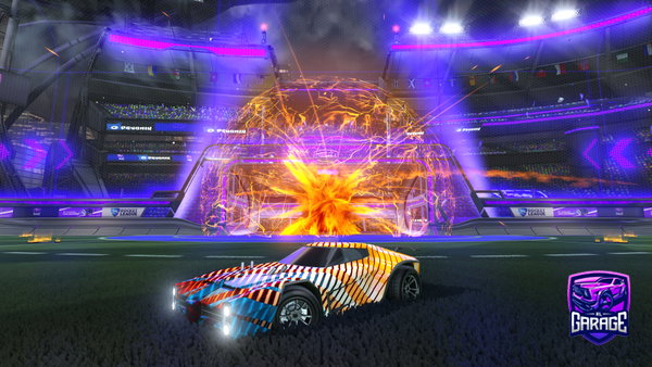 A Rocket League car design from tl3393