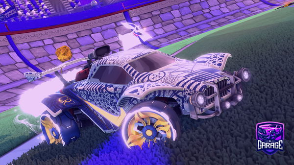 A Rocket League car design from trajedyswrld