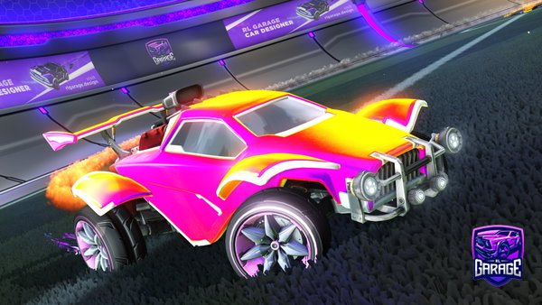 A Rocket League car design from P03sB0i