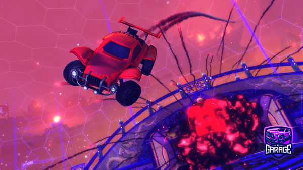 A Rocket League car design from X7-Ha7za