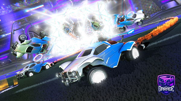 A Rocket League car design from PoggyPaulinylol