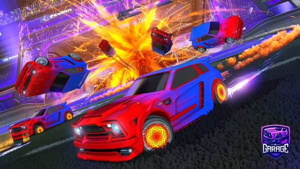 A Rocket League car design from SweatyBaller05
