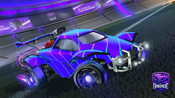 A Rocket League car design from BANANA165