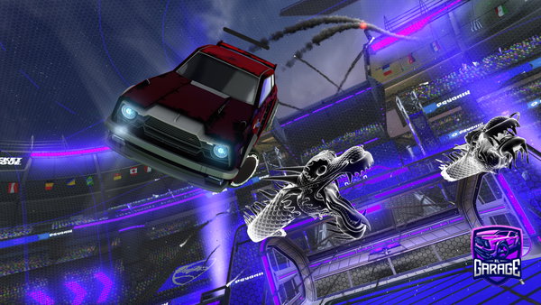 A Rocket League car design from Hammermclaren