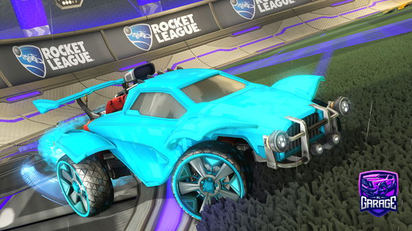 A Rocket League car design from Theevir