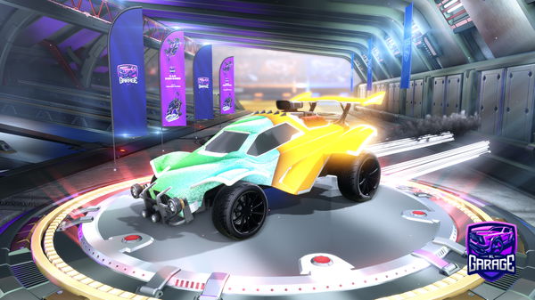 A Rocket League car design from Player12345Go