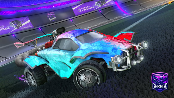 A Rocket League car design from Ma_xl_vv