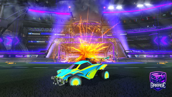 A Rocket League car design from SwayingPigeon