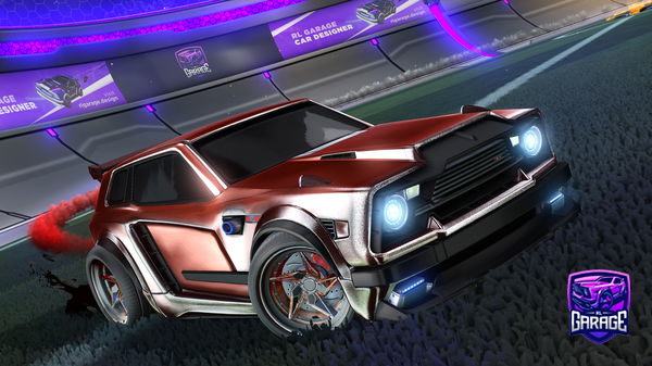 A Rocket League car design from SilverGoal_FR