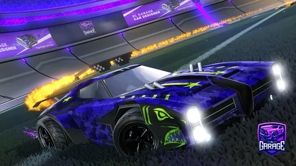 A Rocket League car design from furynfoff