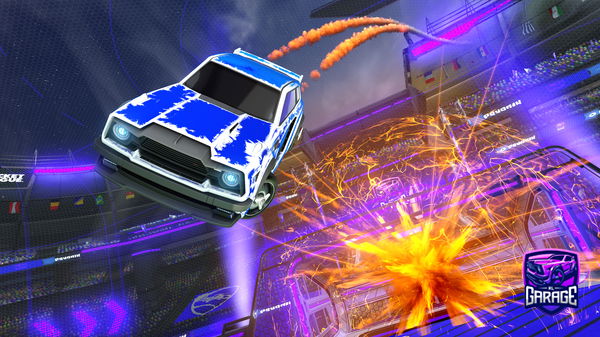 A Rocket League car design from JqnionL2