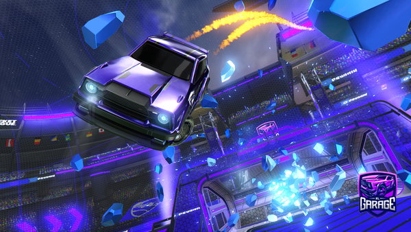 A Rocket League car design from Cvjk