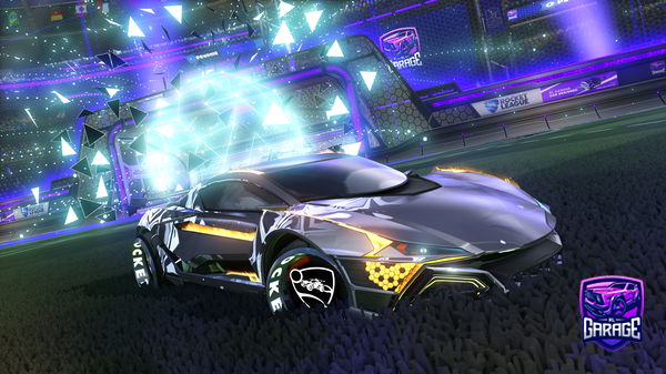 A Rocket League car design from Rekall3222