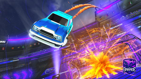 A Rocket League car design from LRAWESOME