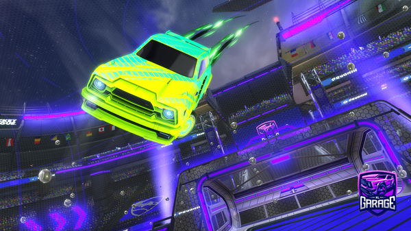 A Rocket League car design from blackLesslamb900