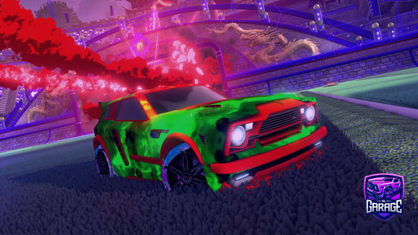 A Rocket League car design from Streamerbt1