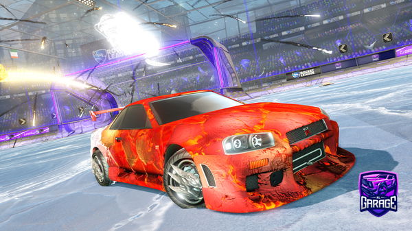 A Rocket League car design from OctaValoare