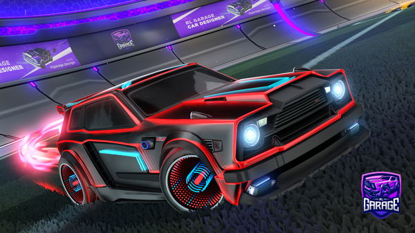 A Rocket League car design from _OP3