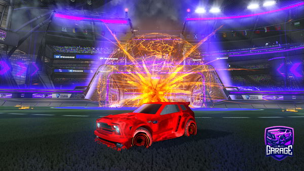 A Rocket League car design from PiggelsWorth