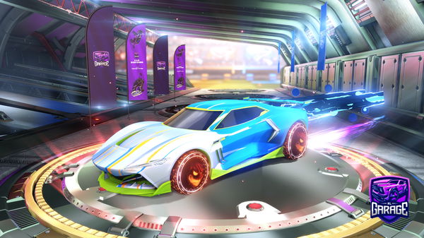 A Rocket League car design from Ace-smoke6