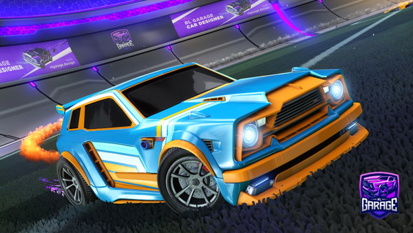 A Rocket League car design from Chamalot