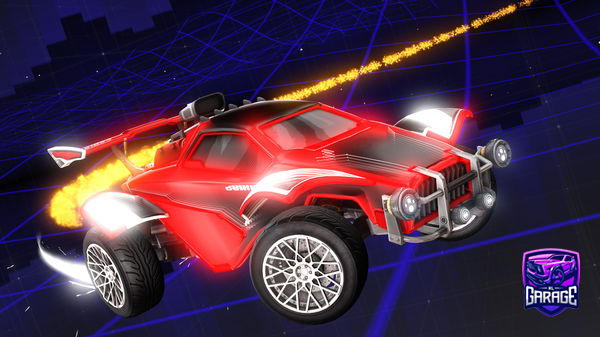 A Rocket League car design from Fluffydog44