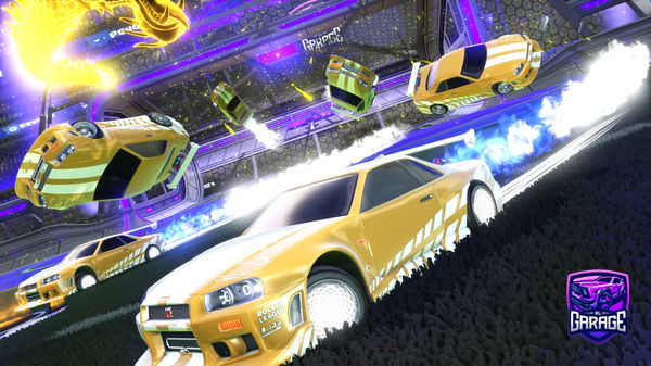 A Rocket League car design from P0l1gu1n