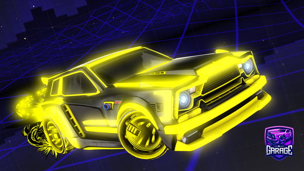 A Rocket League car design from T4N1Q