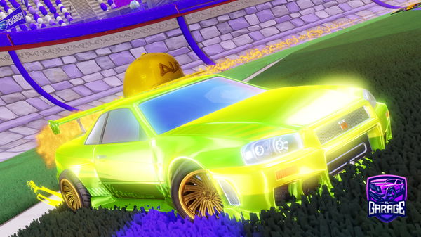 A Rocket League car design from Clapped-by-Twez