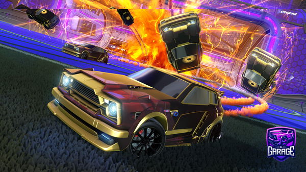A Rocket League car design from rickilekiwi