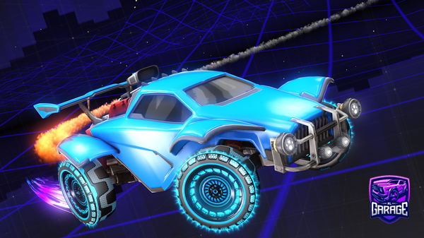 A Rocket League car design from M0T0CH3ST3R