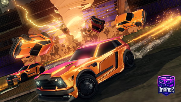 A Rocket League car design from SkyMortal20