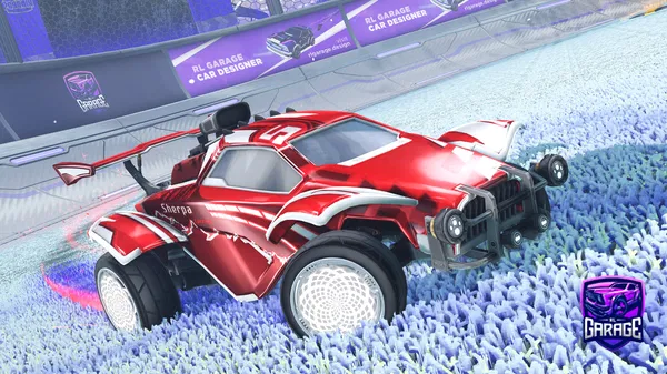 A Rocket League car design from 2K26