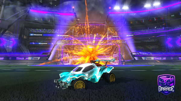 A Rocket League car design from Toodoobyonxbox