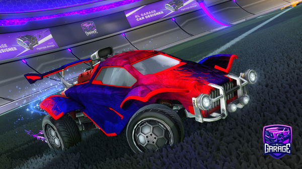 A Rocket League car design from Tekzero