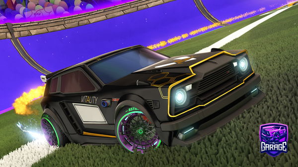 A Rocket League car design from GOGOEH