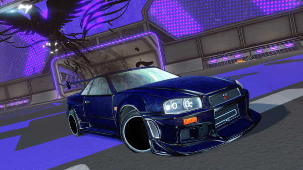 A Rocket League car design from Minuano