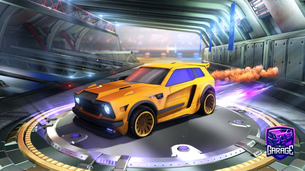 A Rocket League car design from toastyfish