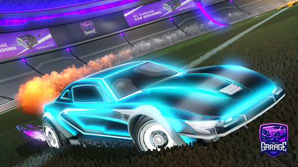 A Rocket League car design from TAWDI