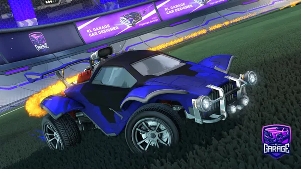 A Rocket League car design from wave124