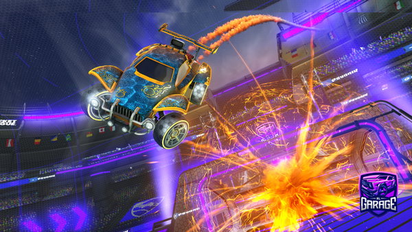A Rocket League car design from Statogirl