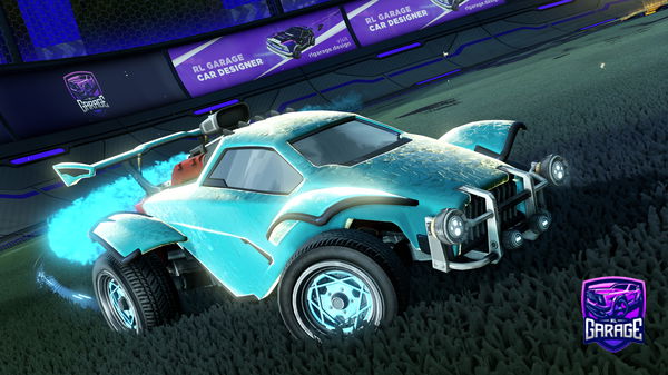 A Rocket League car design from Maximichele