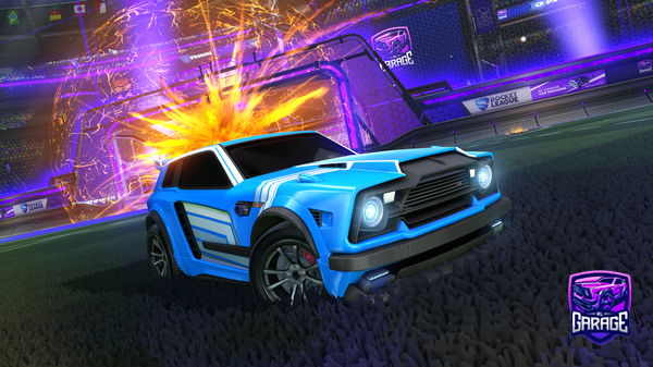 A Rocket League car design from Stybar