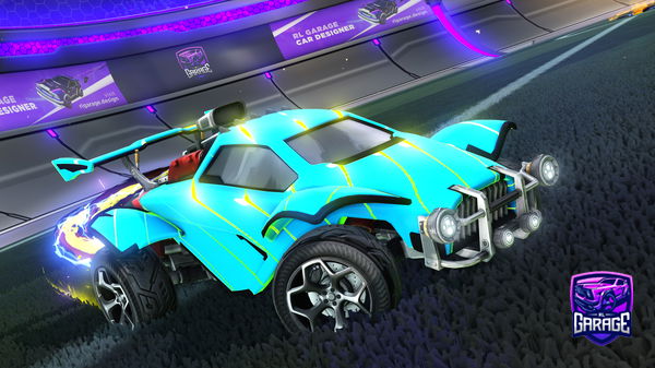 A Rocket League car design from frick_my_tm8