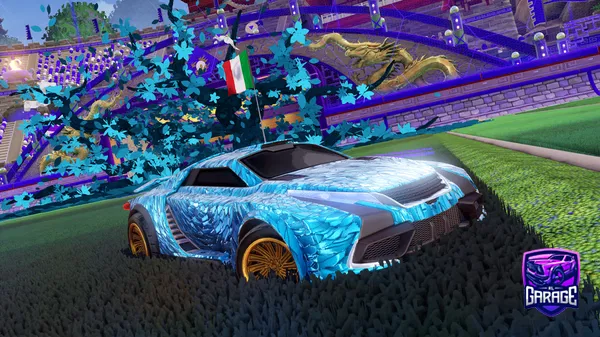 A Rocket League car design from militare23