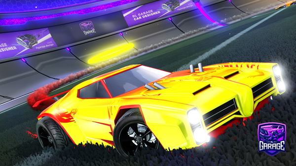 A Rocket League car design from Der_Engel